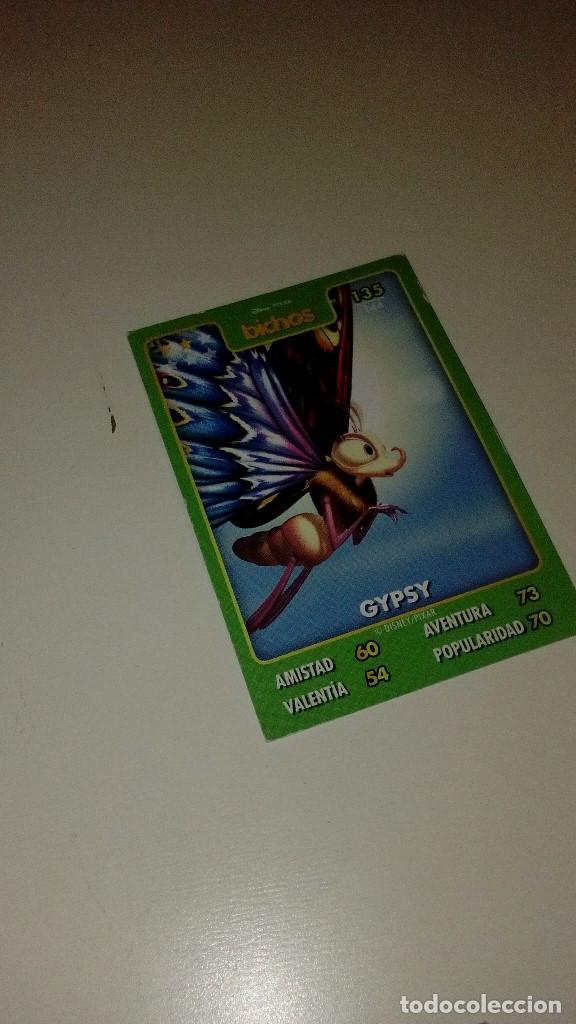 Collectable Antique Stickers: CAJ-B97KJ CROMO DISNEY PIXAR HIPERCOR BICHOS N&ordm; 135 v ESCRITO NOMBRE A BOLIGRAFO DETRAS