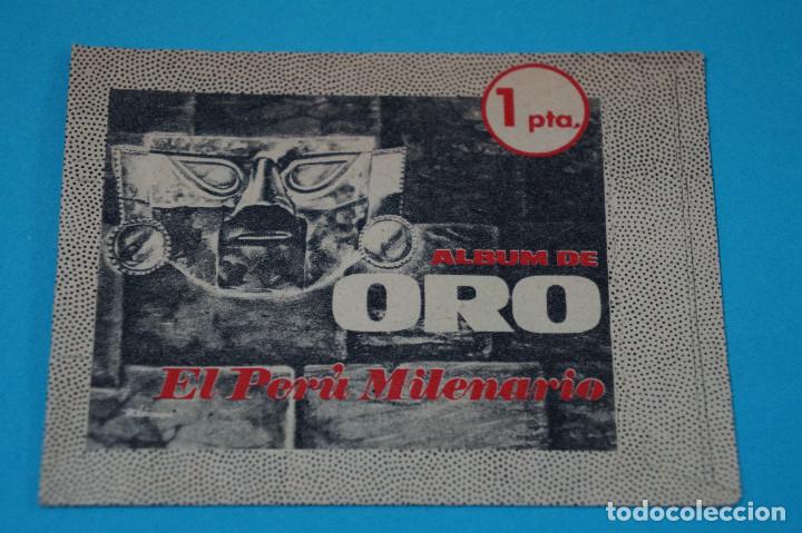 Collectable Antique Stickers: SOBRE DE CROMOS SIN ABRIR DE &Aacute;LBUM DE ORO EL PER&Uacute; MILENARIO DE INCA