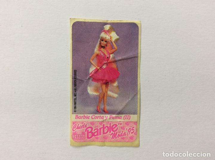 Coleccionismo cromos antiguos: CHICLE BARBIE MODA&rsquo;95 ENVOLTORIO + 4 CROMOS - Foto 6