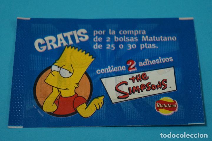 Coleccionismo cromos antiguos: SOBRE DE CROMOS SIN ABRIR DE THE SIMPSONS DE MATUTANO - Foto 1