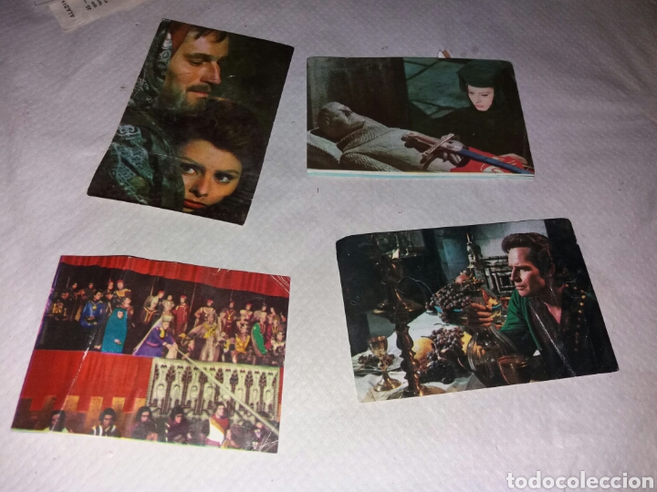 Coleccionismo cromos antiguos: lote 4 cromos el cid chocolates dulcinea - Foto 1