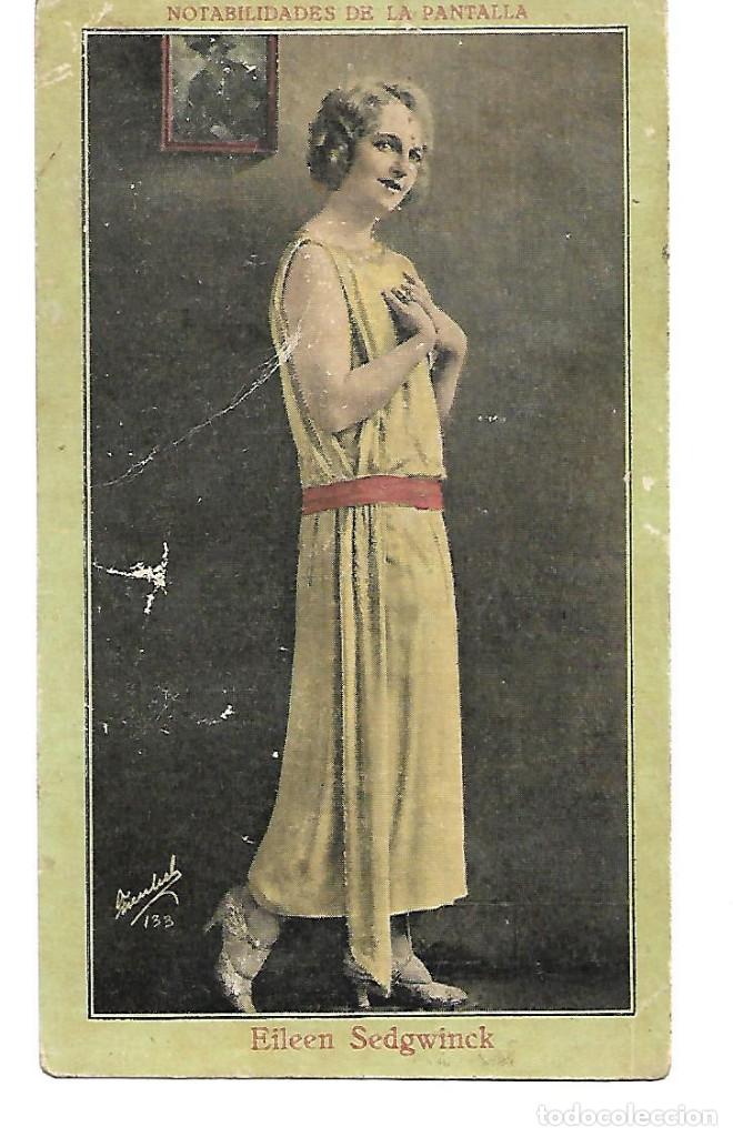 Coleccionismo cromos antiguos: NOTABILIDADES DE LA PANTALLA - Foto 1