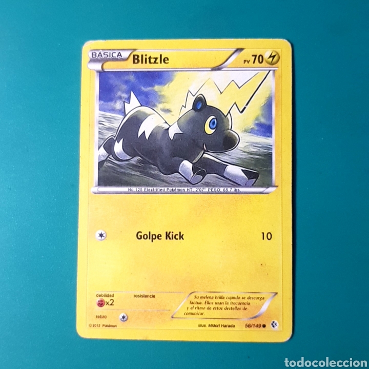 Coleccionismo cromos antiguos: Carta POKEMON - BLITZLE - Foto 1