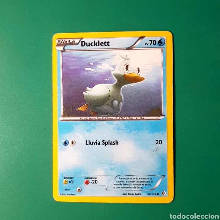 Coleccionismo cromos antiguos: Carta POKEMON - DUCKLETT - Foto 1