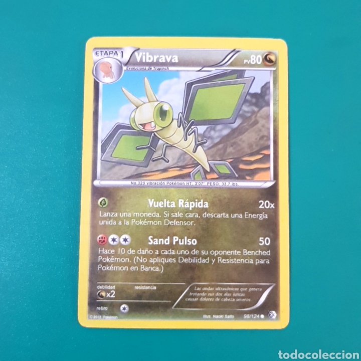 Coleccionismo cromos antiguos: Carta POKEMON - VIBRAVA - Foto 1