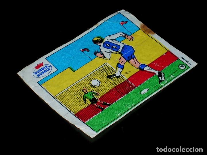Coleccionismo cromos antiguos: Cromo n&ordm; 28, Album Mundial premium chicle Dubble Bubble, nunca pegado, original a&ntilde;o 1982.