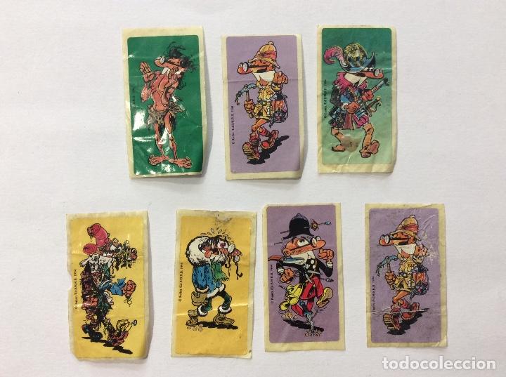 Coleccionismo cromos antiguos: LOTE CHICLE MORTADELO 7 PEGATINAS - Foto 1