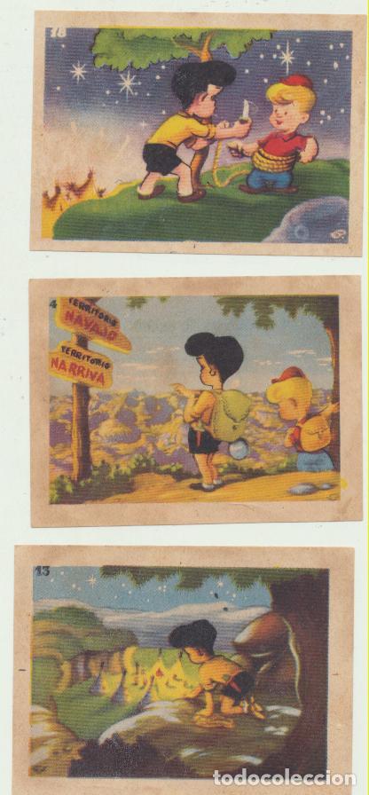 Collezionismo Figurine antiche: Lote de 3 cromos de Zim y Zum buscadoresm de Uranio.. Chocolates T&aacute;rraga. A&ntilde;os 50. RARO....