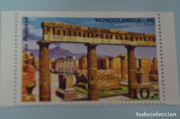 Coleccionismo cromos antiguos: CROMO DE:RUINAS DE POMPEYA,(SIN PEGAR),N&ordm; 402,DEL &Aacute;LBUM,MUNDOLANDIA
