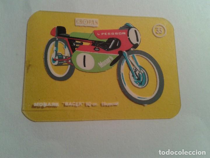 Coleccionismo Cromos antiguos: MOTOS MODERNAS CROPAN CROMO PLASTICO MOTO MONARK N&ordm; 33