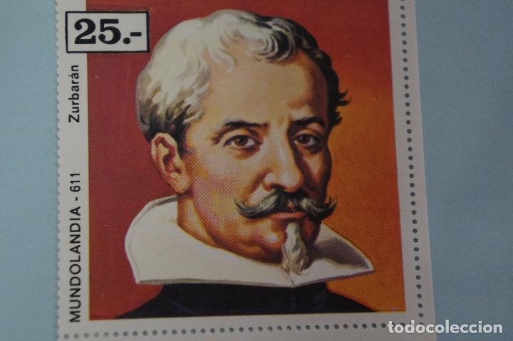Coleccionismo Cromos antiguos: CROMO DE:ZURBAR&Aacute;N,(SIN PEGAR),N&ordm; 611,DEL &Aacute;LBUM,MUNDOLANDIA
