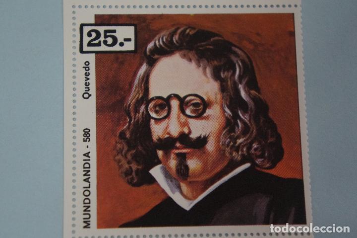 Coleccionismo Cromos antiguos: CROMO DE:QUEVEDO,(SIN PEGAR),N&ordm; 580,A&Ntilde;O 1975,DEL &Aacute;LBUM,MUNDOLANDIA,DE BRUGUERA,HAZTE CON EL