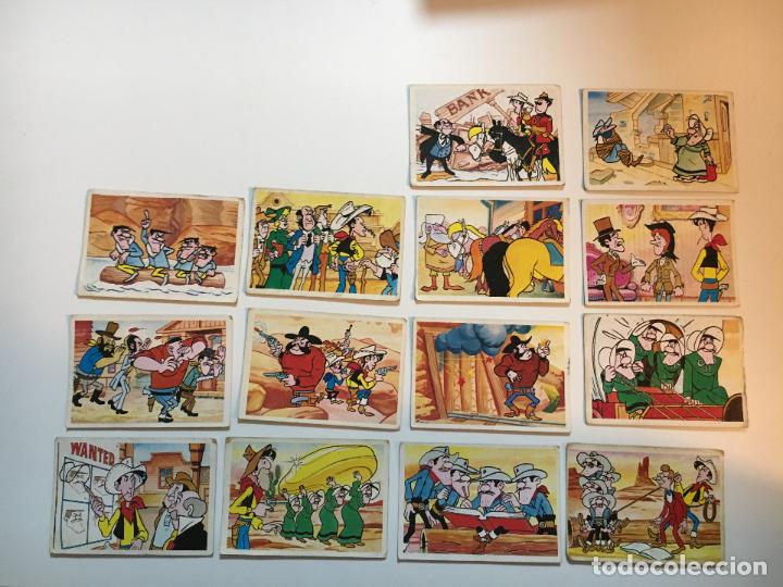 Coleccionismo cromos antiguos: Lote 14 cromos lucky luke ediciones este cromo - Foto 1