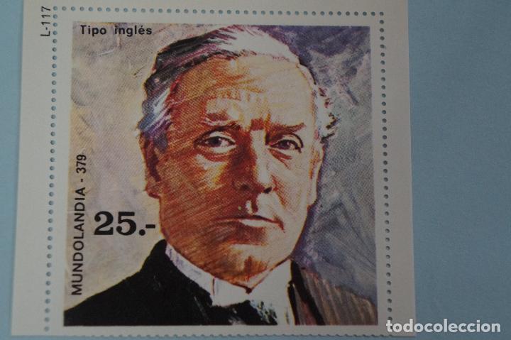 Coleccionismo Cromos antiguos: CROMO DE:TIPO INGL&Eacute;S,(SIN PEGAR),N&ordm; 379,DEL &Aacute;LBUM,MUNDOLANDIA