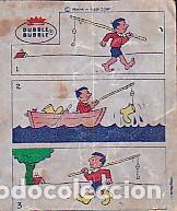 Coleccionismo cromos antiguos: CROMO CHICLE DUBBLE BUBBLE CHISTE - Foto 1