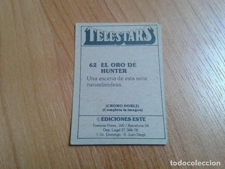 Coleccionismo cromos antiguos: TELESTARS - n&ordm; 62 - El Oro de Hunter - Ediciones Este - 1978 - Nunca Pegado - Foto 2