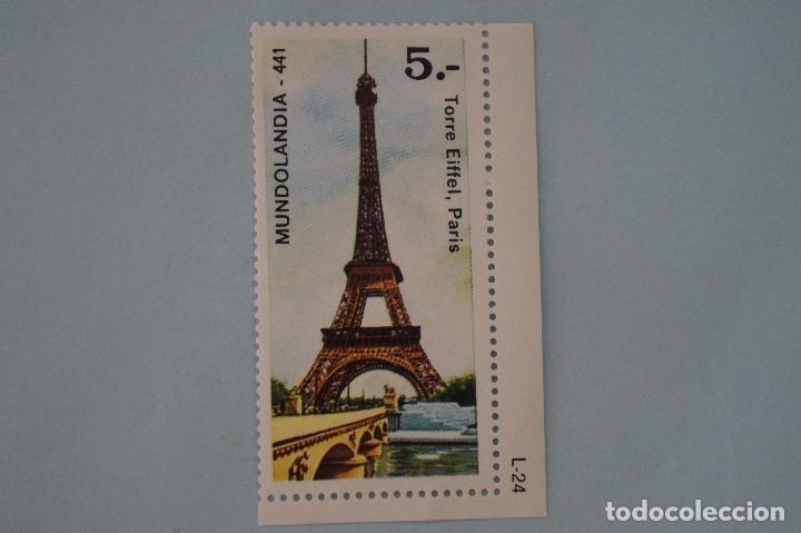 Collezionismo Figurine antiche: CROMO DE:TORRE EIFFEL,PARIS,(SIN PEGAR),N&ordm; 441,DEL &Aacute;LBUM,MUNDOLANDIA