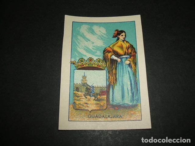Collectionnisme Cartes &agrave; collectionner anciennes: GUADALAJARA ESCUDO Y TIPO DE LA PROVINCIA CROMO A&Ntilde;OS 30