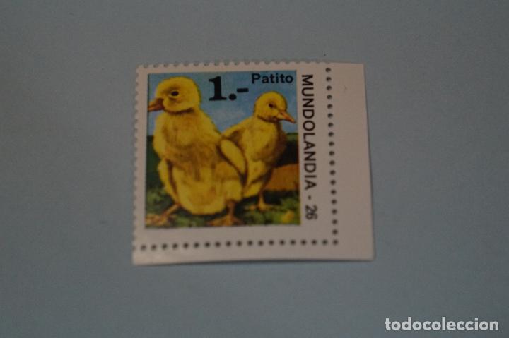 Collezionismo Figurine antiche: CROMO DE: PATITO,(SIN PEGAR),N&ordm; 26,A&Ntilde;O 1975,DEL &Aacute;LBUM,MUNDOLANDIA,DE BRUGUERA