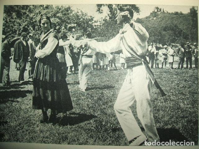Sammeln alte Sammelbilder: SANTANDER DANZA MONTA&Ntilde;ESA TIPOS HUECOGRABADO TIPO CROMO A&Ntilde;OS 40