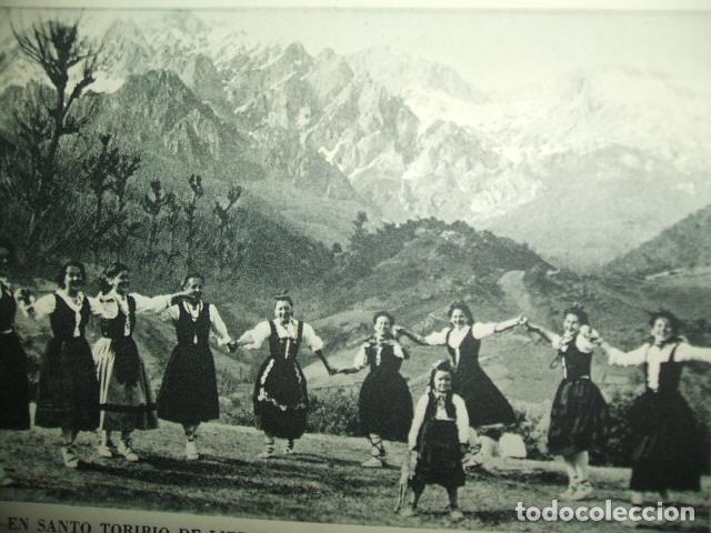 Sammeln alte Sammelbilder: SANTO TORIBIO DE LIEBANA CANTABRIA TIPOS HUECOGRABADO TIPO CROMO A&Ntilde;OS 40