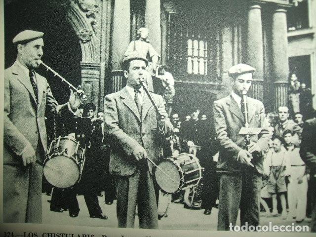 Collectionnisme Cartes &agrave; collectionner anciennes: PAMPLONA NAVARRA CHISTULARIS TIPOS HUECOGRABADO TIPO CROMO A&Ntilde;OS 40
