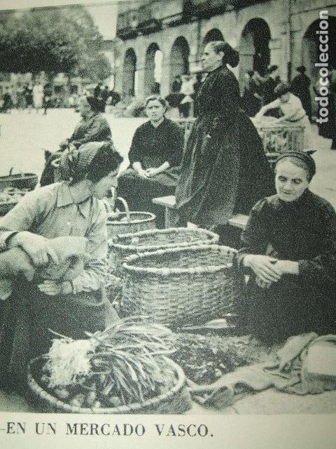 Collezionismo Figurine antiche: MERCADO VASCO TIPOS HUECOGRABADO TIPO CROMO A&Ntilde;OS 40