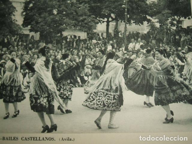 Collezionismo Figurine antiche: CEBREROS AVILA BAILE HUECOGRABADO TIPO CROMO A&Ntilde;OS 40