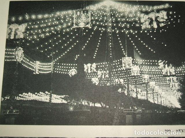 Sammeln alte Sammelbilder: SEVILLA EN LA FERIA HUECOGRABADO TIPO CROMO A&Ntilde;OS 40