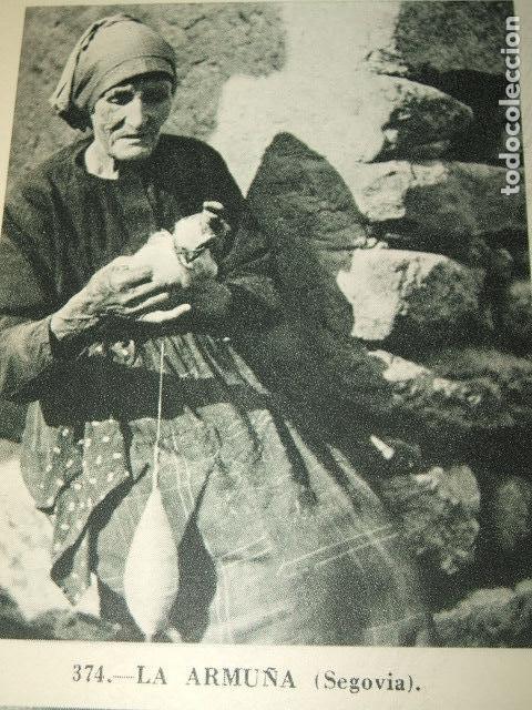 Sammeln alte Sammelbilder: LA ARMU&Ntilde;A SEGOVIA HILANDERAS HUECOGRABADO TIPO CROMO A&Ntilde;OS 40