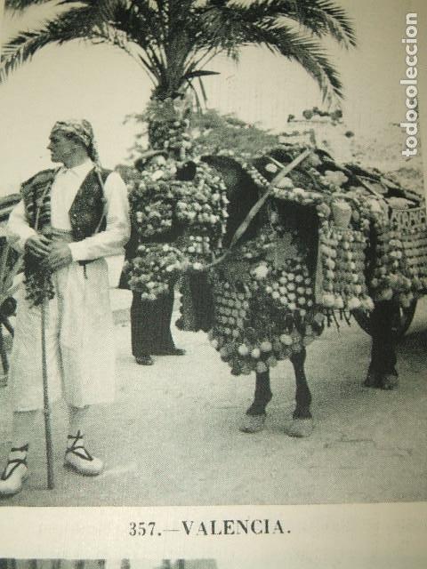 Sammeln alte Sammelbilder: VALENCIA TIPOS HUECOGRABADO TIPO CROMO A&Ntilde;OS 40