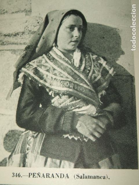 Collezionismo Figurine antiche: PE&Ntilde;ARANDA DE BRACAMONTE SALAMANCA TIPOS HUECOGRABADO TIPO CROMO A&Ntilde;OS 40