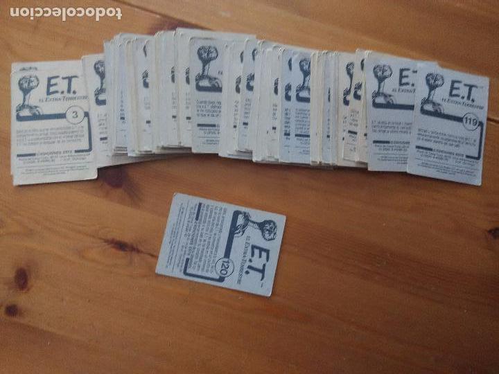 Coleccionismo cromos antiguos: 105 CROMOS DIFERENTES E.T. EL EXTRATERRESTRE - EDICIONES ESTE - SIN PEGAR - Foto 2