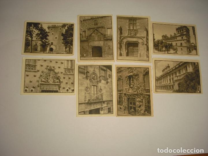 Coleccionismo Cromos antiguos: ALBUM GALLINA BLANCA 2&deg;, CASAS SE&Ntilde;ORIALES, FACHADAS, SERIE 1 . 8 CROMOS DEL 1 AL 8