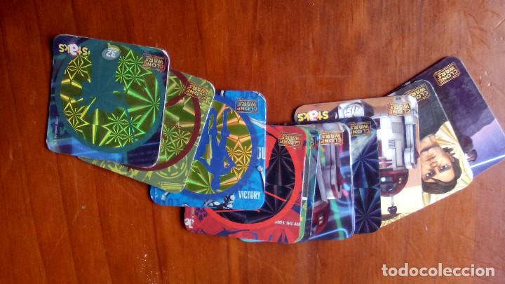 Coleccionismo cromos antiguos: Cromos STAKS STAR WARS CLONE WARS LOTE - Foto 1