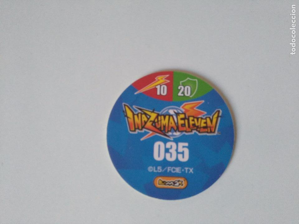 Coleccionismo cromos antiguos: tazo inazuma eleven 35 e-max - Foto 2