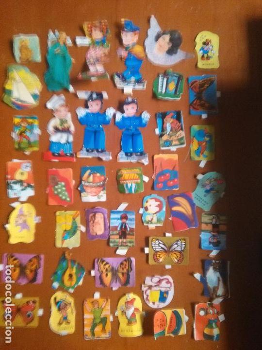 Collectable Antique Stickers: lote de cromos troquelados de picar , todos los de la foto