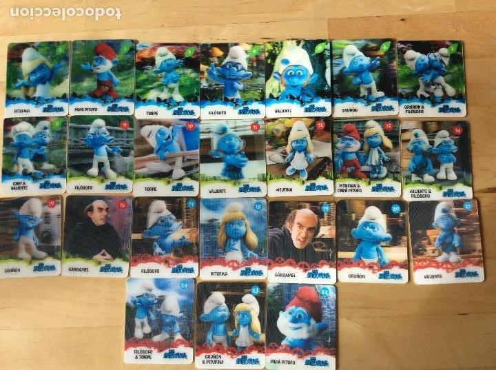 Coleccionismo cromos antiguos: Los pitufos cromos - Foto 1