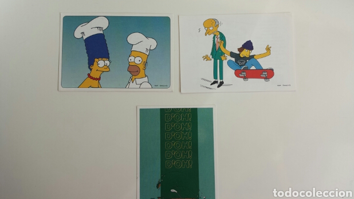Coleccionismo cromos antiguos: Lote 9 cromos The Simpsons. Panini. 2000 - Foto 5
