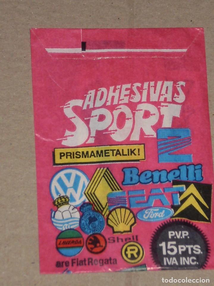 Coleccionismo cromos antiguos: SOBRE DE CROMOS SIN ABRIR , ADHESIVAS SPORT * PRISMAMETALIK * .