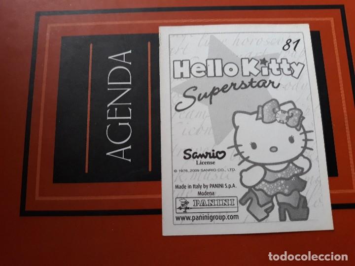 Coleccionismo cromos antiguos: PANINI HELLO KITTY SUPERSTAR 81 - Foto 2