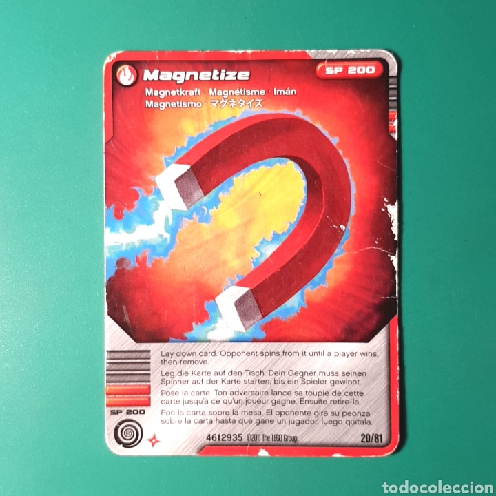 Coleccionismo cromos antiguos: Cromo LEGO 2011 - NINJAGO ?REF.4612935 MAGNETIZE - Foto 1