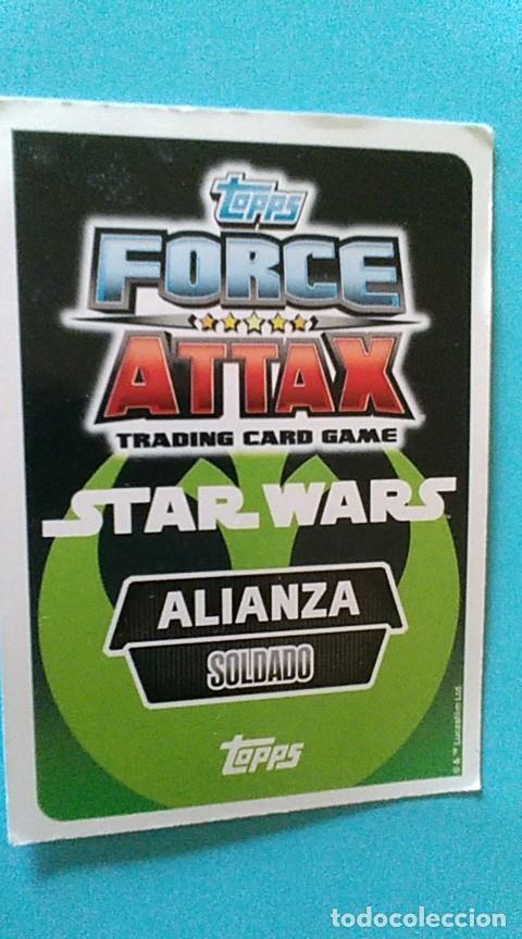 Coleccionismo cromos antiguos: TOPPS STAR WARS SAW GERRERA 105 - Foto 2