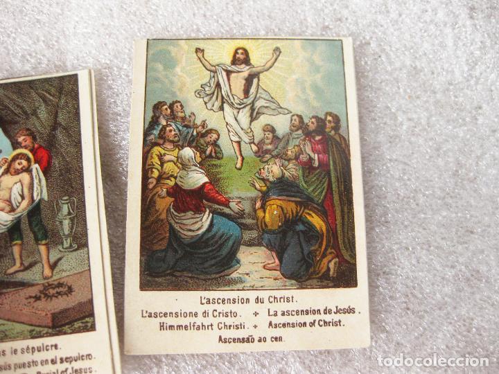 Coleccionismo cromos antiguos: COLECCI&Oacute;N COMPLETA DE 50 CROMOS DE LA VIDA DE JES&Uacute;S. - Foto 2