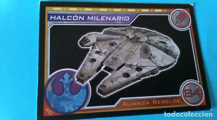 Coleccionismo cromos antiguos: TOPPS STAR WARS HALCON MILENARIO - Foto 1