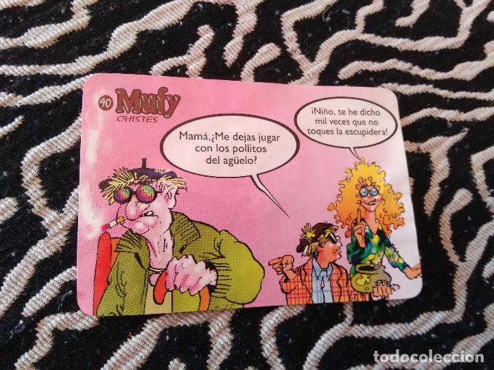 Coleccionismo Cromos antiguos: CROMO DE LOS CHISTES DE BARRAG&Aacute;N A&Ntilde;OS 90 MUFY (N&ordm; 90)