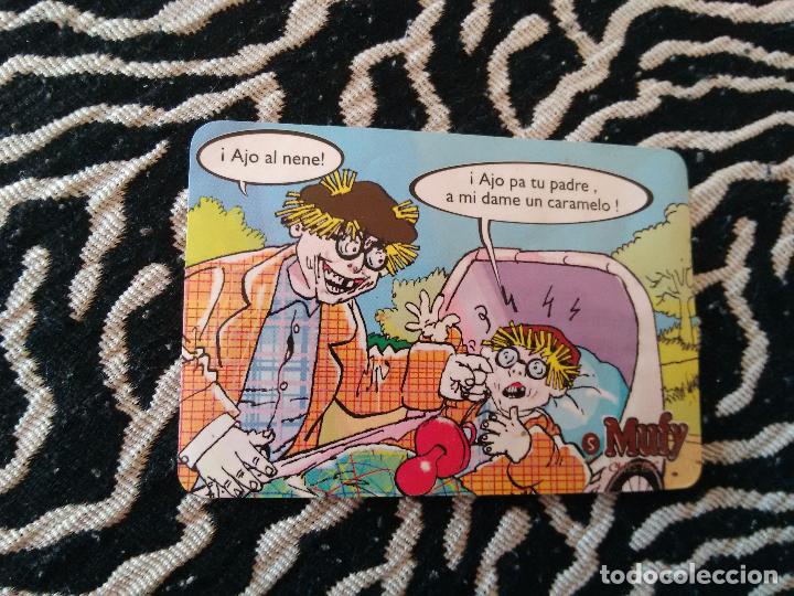 Coleccionismo cromos antiguos: CROMO DE LOS CHISTES DE BARRAG&Aacute;N A&Ntilde;OS 90 MUFY (N&ordm; 5)