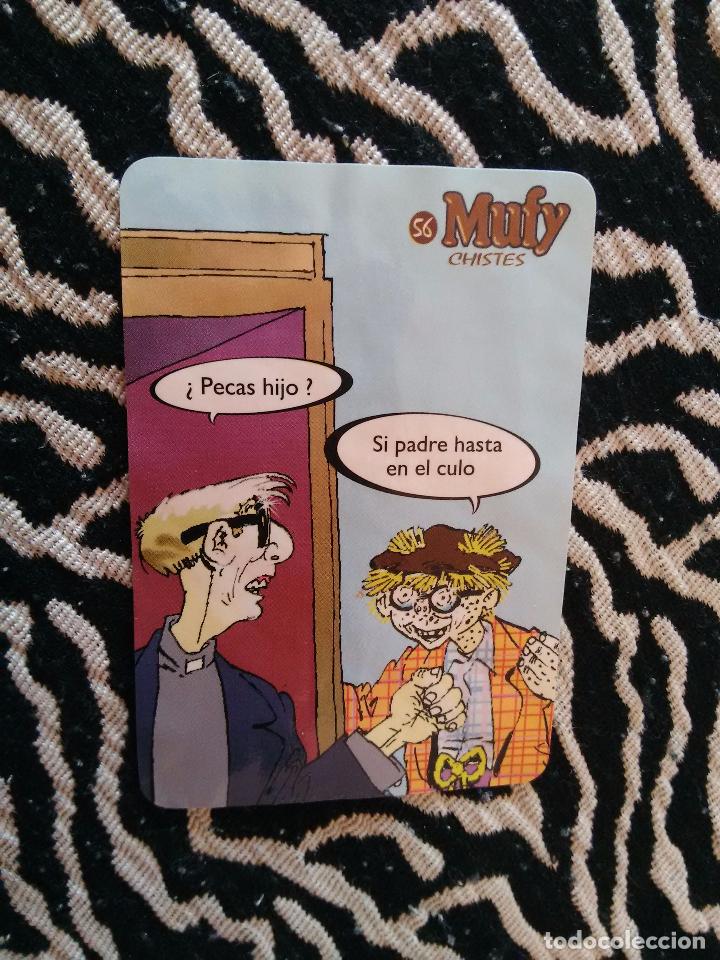 Coleccionismo cromos antiguos: CROMO DE LOS CHISTES DE BARRAG&Aacute;N A&Ntilde;OS 90 MUFY (N&ordm; 56)