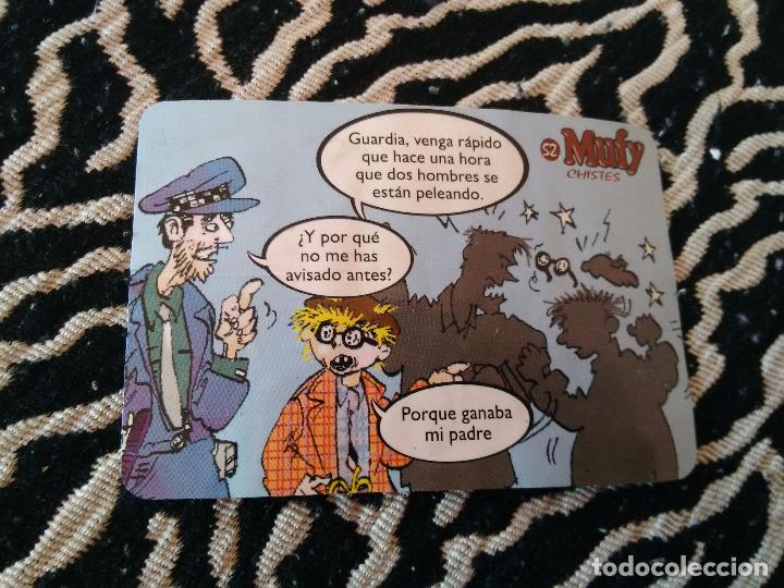 Coleccionismo cromos antiguos: CROMO DE LOS CHISTES DE BARRAG&Aacute;N A&Ntilde;OS 90 MUFY (N&ordm; 52)