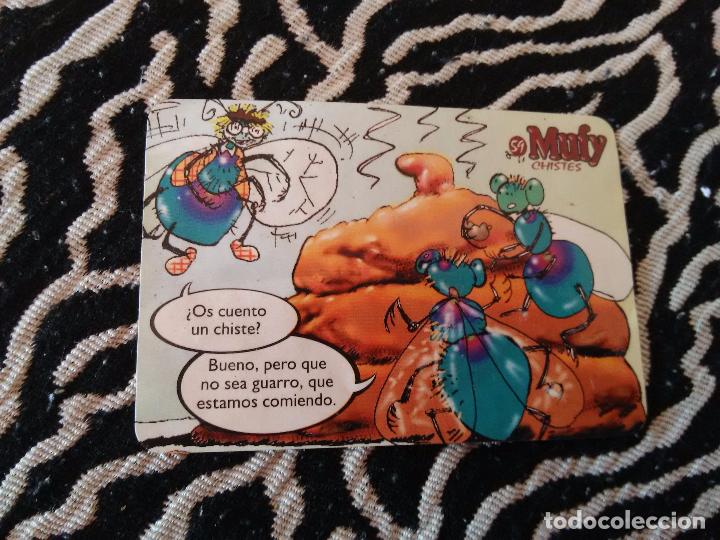 Coleccionismo cromos antiguos: CROMO DE LOS CHISTES DE BARRAG&Aacute;N A&Ntilde;OS 90 MUFY (N&ordm; 59)